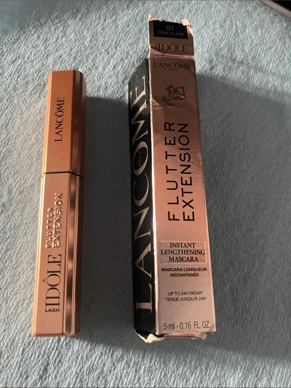 Lancôme Idôle Flutter Extension Mascara - Rose Gold Packaging, True Black